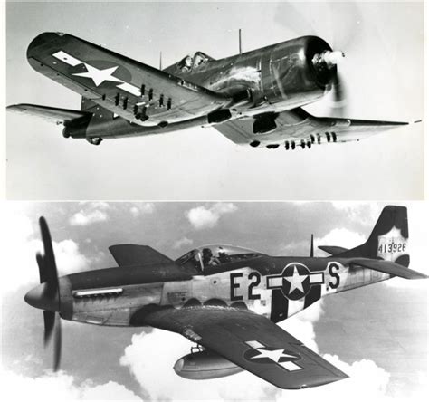 p51 mustang vs f4u.